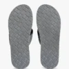Chambray linnen teenslippers Chambray linnen teenslippers