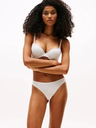 Cheeky bikinislip met herhaald logo