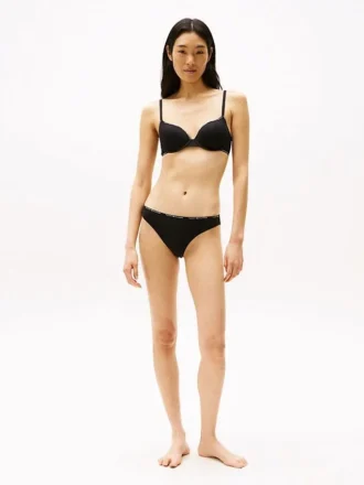 Cheeky bikinislip met herhaald logo