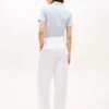 Chino met plooien en twill-structuur Chino met plooien en twill-structuur