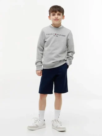 Chino-short met riem voor kinderen