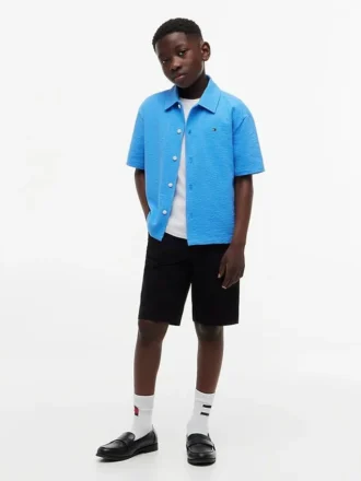 Chino-short met riem voor kinderen