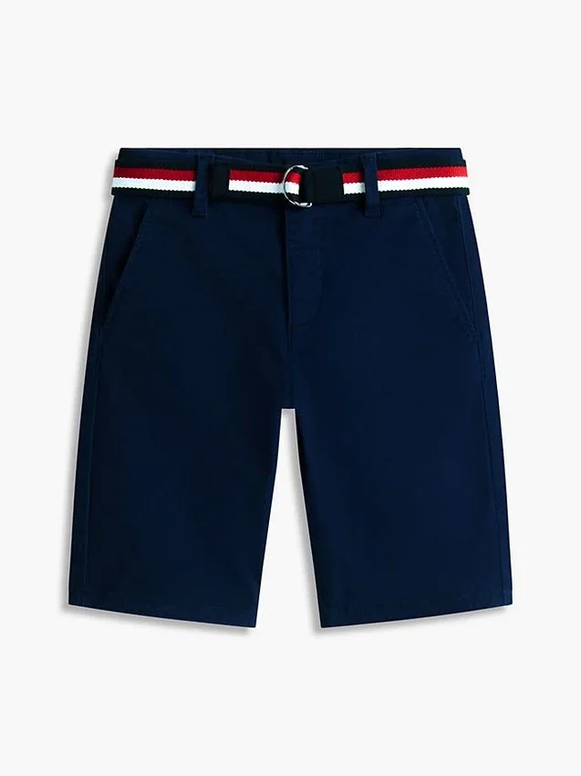 Chino-short met riem voor kinderen Chino-short met riem voor kinderen