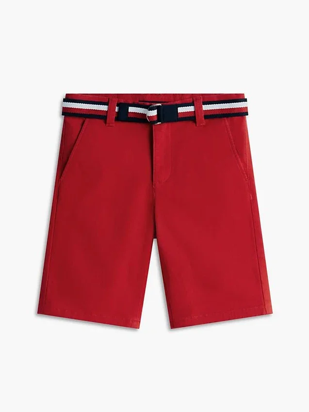Chino-short met riem voor kinderen Chino-short met riem voor kinderen