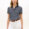 Classic Fit gestreepte stretchpiqué polo Classic Fit gestreepte stretchpiqué polo