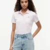 Classic Fit gestreepte stretchpiqué polo Classic Fit gestreepte stretchpiqué polo