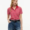 Classic Fit gestreepte stretchpiqué polo Classic Fit gestreepte stretchpiqué polo