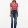 Classic Fit gestreepte stretchpiqué polo Classic Fit gestreepte stretchpiqué polo