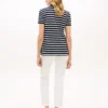 Classic Fit gestreepte stretchpiqué polo Classic Fit gestreepte stretchpiqué polo