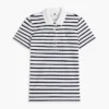 Classic Fit gestreepte stretchpiqué polo Classic Fit gestreepte stretchpiqué polo