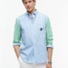 Classic Fit Mix Stripe Paper-Touch-overhemd Classic Fit Mix Stripe Paper-Touch-overhemd