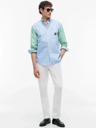 Classic Fit Mix Stripe Paper-Touch-overhemd