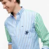 Classic Fit Mix Stripe Paper-Touch-overhemd Classic Fit Mix Stripe Paper-Touch-overhemd