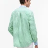 Classic Fit Mix Stripe Paper-Touch-overhemd Classic Fit Mix Stripe Paper-Touch-overhemd