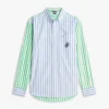 Classic Fit Mix Stripe Paper-Touch-overhemd Classic Fit Mix Stripe Paper-Touch-overhemd