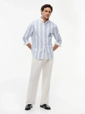 Classic Fit Monogram Crest Oxford-overhemd