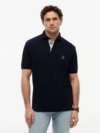 Classic Fit Polo met Archive Crest-logo