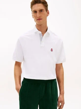 Classic Fit Polo met Archive Crest-logo