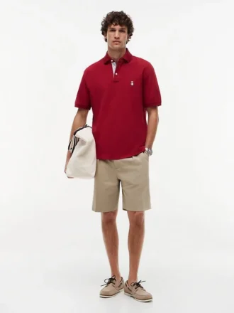 Classic Fit Polo met Archive Crest-logo