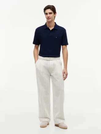Classic Fit polo met jacquardpatroon