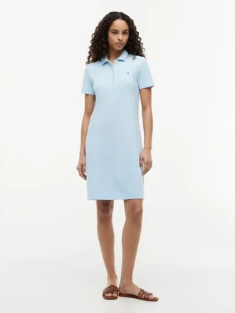 Classic Fit Stretch Cotton Polo Dress