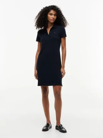 Classic Fit Stretch Cotton Polo Dress