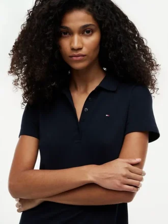 Classic Fit Stretch Cotton Polo Dress