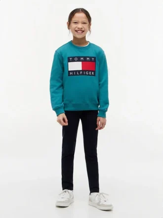 Collegiate Tommy-logo-legging voor kinderen