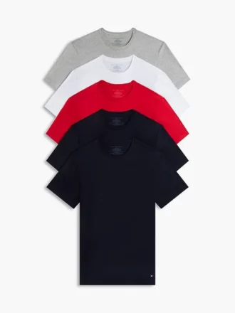 Cotton Classics T-shirt met ronde hals, 5-pack