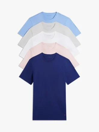 Cotton Classics T-shirt met ronde hals, 5-pack