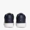 Court-sneaker van gemengd leer Court-sneaker van gemengd leer
