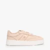 Court sneaker van generfd leer Court sneaker van generfd leer