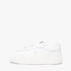 Court sneaker van generfd leer Court sneaker van generfd leer