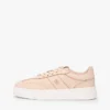 Court sneaker van generfd leer Court sneaker van generfd leer