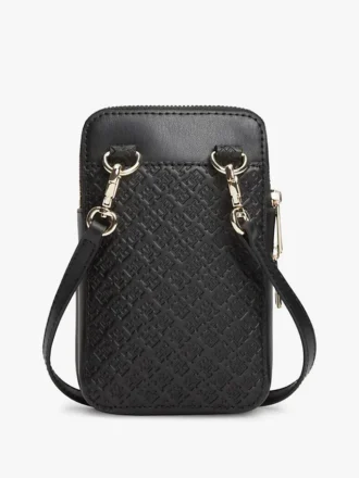 Crossbody-telefoonetui met all-over monogram