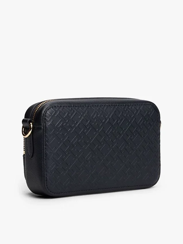Crossbodytas met all-over reliëfmonogram Crossbodytas met all-over reliëfmonogram