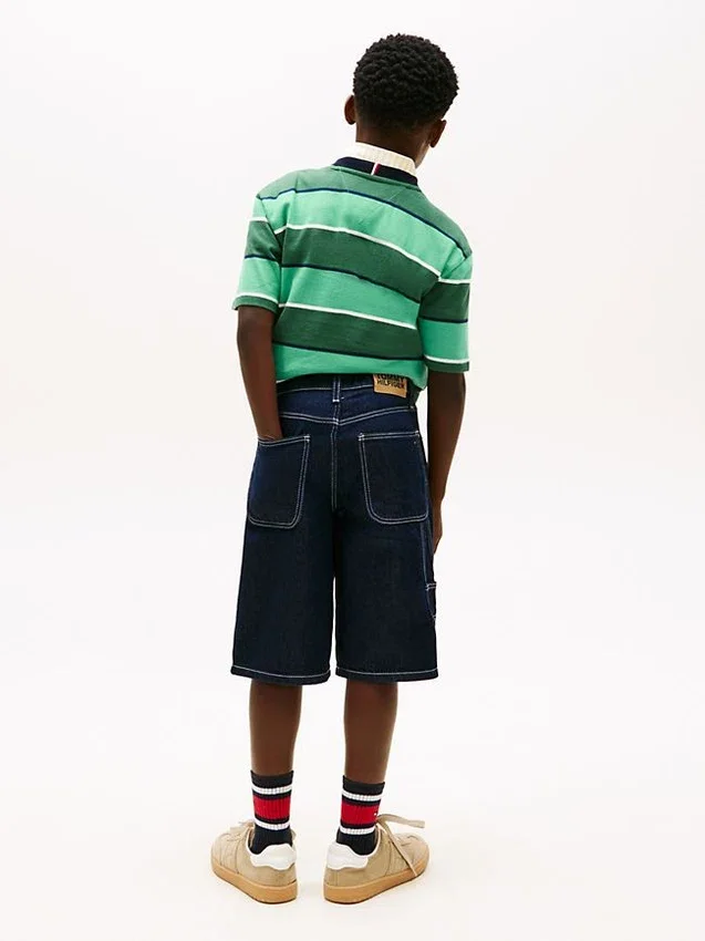 Denim carpentershort voor kinderen Denim carpentershort voor kinderen