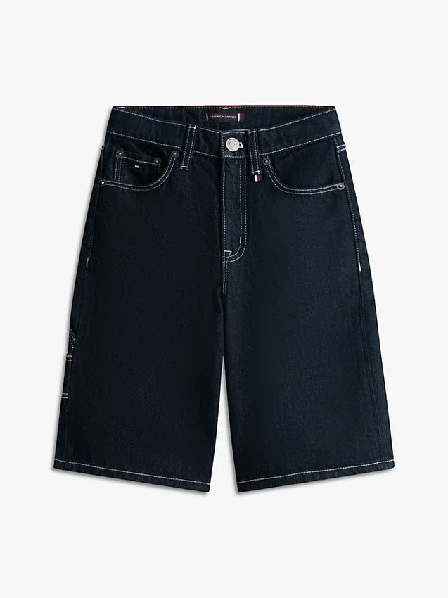 Denim carpentershort voor kinderen Denim carpentershort voor kinderen