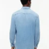Denim overhemd met relaxte pasvorm