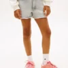 Denim short met onafgewerkte zoom voor kinderen Denim short met onafgewerkte zoom voor kinderen