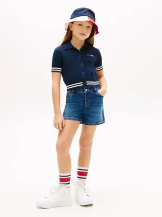 Denim-short voor kinderen