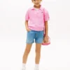 Denim-short voor kinderen