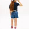 Denim-short voor kinderen