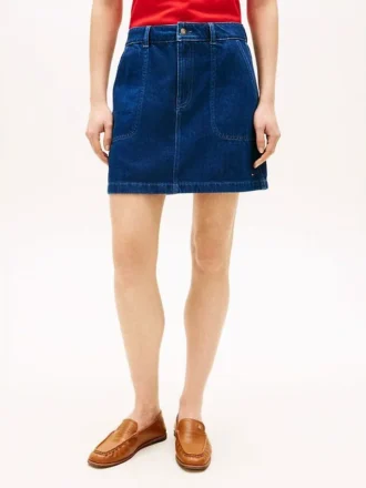 Denim Utility-minirok