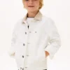 Denimjas met vlaglogo voor kinderen Denimjas met vlaglogo voor kinderen