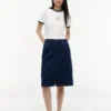 Denimrok met riem Denimrok met riem