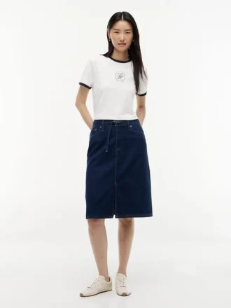 Denimrok met riem