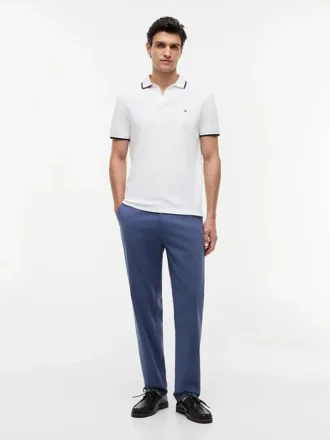 Dobby-broek met elastische tailleband Dobby-broek met elastische tailleband