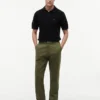 Dobby-broek met elastische tailleband Dobby-broek met elastische tailleband