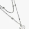 Dubbellaagse ketting met hartje Dubbellaagse ketting met hartje